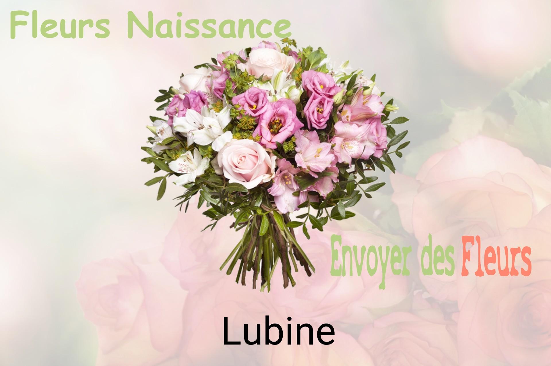 Bouquet de fleurs de naissance livré à Lubine